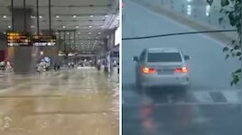 Delhi Heavy Rain: ഉത്തരേന്ത്യയിൽ മഴക്കെടുതി രൂക്ഷം; ഡൽഹിയിൽ റെഡ് അലർട്ട്, വിമാനത്താവള ടെർമിനലിൽ വെള്ളം കയറി, വിമാനങ്ങൾ വഴിതിരിച്ചുവിട്ടു