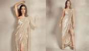 ഫാഷന്‍ ലോകത്ത് തരംഗമായി Thigh-High Slit Saree Gown, ചിത്രങ്ങള്‍ കാണാം 
