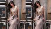 Mouni Roy Saree Look: ബികിനിക്ക് ബൈ ബൈ, ഗോൾഡൻ എംബ്രോയ്ഡറി സാരിയില്‍ മൗനി റോയ്!!