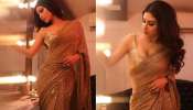 Mouni Roy Latest Pics: തിളങ്ങുന്ന ഗോൾഡൻ സാരിയിൽ മൗനി റോയ്, എത്നിക് ലുക്ക് വൈറല്‍