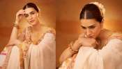 Kriti Sanon: ഓഫ് വൈറ്റ് സാരിയിൽ അതിമനോഹരിയായി കൃതി സനോൺ- ചിത്രങ്ങൾ