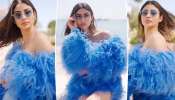 Mouni Roy: ബീച്ച് ഫോട്ടോഷൂട്ടിൽ നീല ഫെതര്‍ ഡ്രസില്‍ മൗനി റോയ് 