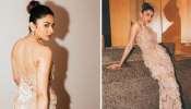 Rakul Preet Singh: ബീജ് ബോഡികോൺ ഗൗണിൽ സെക്സി ലുക്കിൽ രാകുൽ പ്രീത് സിംഗ്