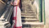 Mouni Roy in Bengali Style: വിന്‍റേജ് ലൊക്കേഷനില്‍ പരമ്പരാഗത ബംഗാളി സാരിയിൽ മൗനി റോയ്, ചിത്രങ്ങള്‍ വൈറല്‍