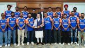 Team India with PM: പ്രധാനമന്ത്രിക്കൊപ്പം ഇന്ത്യൻ ടീം താരങ്ങൾ - ചിത്രങ്ങൾ കാണാം