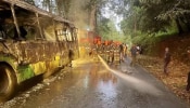 KSRTC Bus Fire: കെഎസ്ആർടിസി ബസിന് തീപിടിച്ചു; തീപിടിച്ചത് ശബരിമല തീർത്ഥാടകരെ കയറ്റാൻ പോയ ബസിന്