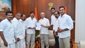 Vijay Met Governor: ഇനി സിഎം വിജയ്! ഗവർണറെ കണ്ടു, സർക്കാർ രൂപീകരിക്കാൻ അനുമതി തേടി; സത്യപ്രതിജ്ഞ നാളെ? Vijay Met Governor: ഇനി സിഎം വിജയ്! ഗവർണറെ കണ്ടു, സർക്കാർ രൂപീകരിക്കാൻ അനുമതി തേടി; സത്യപ്രതിജ്ഞ നാളെ?