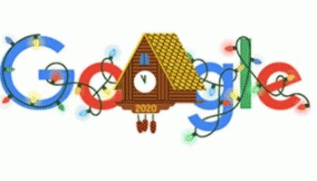 വര്‍ണ്ണം വാരി വിതറുന്ന New Year  ഡൂഡിലുമായി  Google