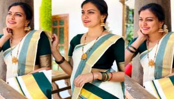 Traditional look ൽ Anusree, ചിത്രങ്ങൾ വൈറലാകുന്നു... 