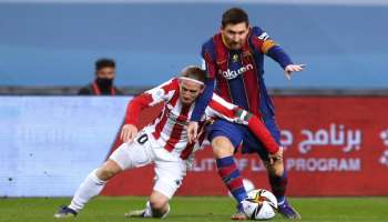 Messi ക്ക് ക്ലബ് കരിയറിലെ ആദ്യ Red Card; Spanish Super Cup അത്ലെറ്റിക് ബിൽബാവോക്ക്