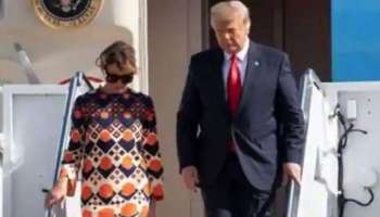 Trump ന്റെ കൂടെ Photo ക്ക് പോസ് ചെയ്യാൻ മടിച്ച് Melania Trump: Video