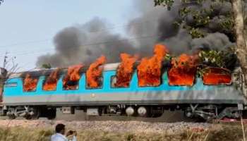 Delhi-Dehradun Shatabdi Express ന് തീപിടിച്ചു,  യാത്രക്കാർ സുരക്ഷിതർ