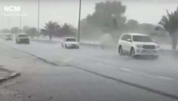 Dubai Fake Rain : ചൂട് 50 ഡിഗ്രി പിന്നിട്ടു, ദുബായിൽ കൃത്രമമായി മഴ പെയ്പ്പിച്ചു [VIDEO]