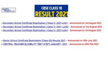 CBSE Class 10 Result 2021 : CBSE പത്താം ക്ലാസ് ഫലം പ്രഖ്യാപിച്ചു, വിജയ ശതമാനം 99.04