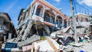 Haiti Earthquake : ഹെയ്തിയിൽ ശക്തമായ ഭൂചലനത്തിൽ 300ൽ അധികം പേർ മരണപ്പെട്ടതായി റിപ്പോർട്ട്
