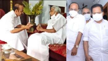 Internal Clash in Congress : ഉമ്മൻ ചാണ്ടിയേയും രമേശ് ചെന്നിത്തലയേയും നേരിൽ കണ്ട് വിഡി സതീശൻ, കോൺ​ഗ്രസിൽ താത്കാലിക വെടിനിർത്തൽ