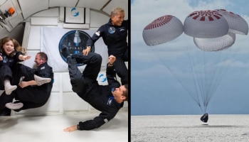 ചരിത്രമെഴുതി SpaceX; ബഹിരാകാശയാത്ര വിജയകരമായി പൂർത്തീകരിച്ച് നാലം​ഗ സംഘം മടങ്ങിയെത്തി