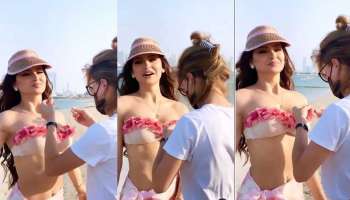 viral video: കർവ ചൗത്തിന് ബിക്കിനിയിൽ ആശംസകൾ നേർന്ന് Urvashi Rautela