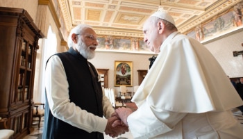 Modi - Pope Francis Meet: മാർപാപ്പ - മോദി കൂടികാഴ്ച: പോപ്പിനെ ഇന്ത്യയിലേക്ക് ക്ഷണിച്ച് പ്രധാനമന്ത്രി
