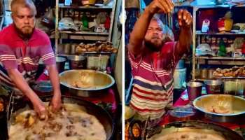 Viral Video Of Chicken Frying| കൈ പൊള്ളുന്നില്ല, തിളച്ച എണ്ണയിൽ നിന്നും കൈകൊണ്ട് വാരി ചിക്കൻ എടുക്കുന്നു- Viral Video