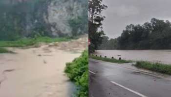 Landslide : അടൂർ  ഏനാദിമംഗലത്ത് മലയിടിച്ചിൽ, അച്ചൻകോവിലാറിൽ ജലനിരപ്പ് ഉയർന്നു, കാണാം ചിത്രങ്ങൾ