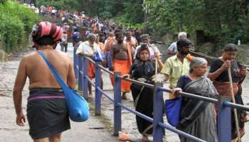 Sabarimala | മഴ ശക്തം; ശബരിമലയിലേക്കുള്ള പാതകളിൽ ​ഗതാ​ഗതം ദുഷ്കരം