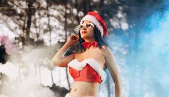 Christmas Photoshoot : ഹോട്ട് ആന്റ് ക്യൂട്ട് ക്രിസ്തുമസ് ഫോട്ടോഷൂട്ടുമായി മഹാദേവൻ തമ്പി; ചിത്രങ്ങൾ കാണാം