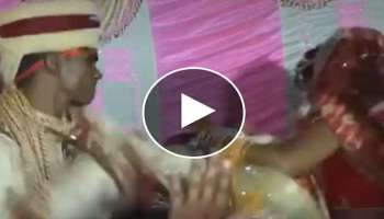 Viral Video: വരണമാല്യം ചാർത്തുന്നതിനിടെ വധൂവരന്മാർ തമ്മിൽ മുട്ടനടി..! വീഡിയോ വൈറൽ 
