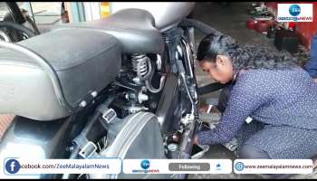 A woman bullet mechanic from Pathanamthitta