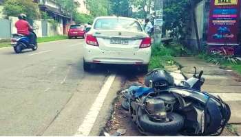 Accident: കാറും സ്‌കൂട്ടറും കൂട്ടിയിടിച്ച്  സ്‌കൂട്ടർ യാത്രികൻ മരിച്ചു