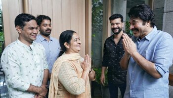 Uma Thomas Visits Mammootty: മമ്മൂട്ടിയെ നേരിൽ കണ്ട് വോട്ട് തേടി ഉമ തോമസ് - വീഡിയോ