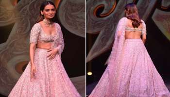 Manushi Chhillar: പൃഥ്വിരാജ് ട്രെയിലർ ലോഞ്ചിൽ മനോഹരമായ പിങ്ക് ലെഹങ്കയിൽ നായിക മാനുഷി ചില്ലർ, ചിത്രങ്ങള്‍ കാണാം