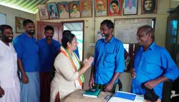 Thrikkakara By-Election 2022 : തൃക്കാക്കര ഉപതിരഞ്ഞെടുപ്പ്; വോട്ട് തേടി ഉമ തോമസ് CITU ഓഫീസിൽ