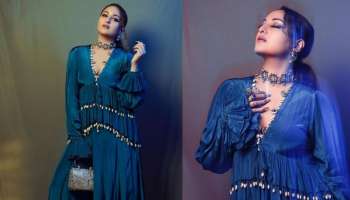 Sonakshi sinha: ബ്ലൂ എലഗൻറ് ലുക്കിൽ സൊനാക്ഷി സിൻഹ-ചിത്രങ്ങൾ