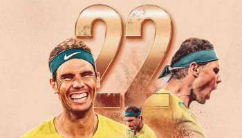 French Open 2022 : &#039;കളിമൺ കോർട്ടിന്റെ ഒരേ ഒരു രാജാവ്&#039;; റാഫേൽ നദാലിന് 14-ാം ഫ്രഞ്ച് ഓപ്പൺ കിരീടം