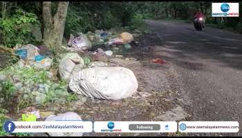 Waste dumps near National Highway 