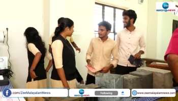 Students From Malappuram Make plasto brick from plastic Waste