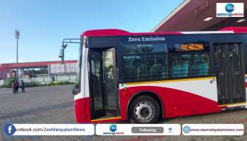 KSRTC started new electric bus services in  trivandrum
