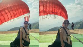 Esther Anil: എസ്തർ ഓണ്‍ എയര്‍, 8000 അടി ഉയരത്തിൽ നിന്ന് പാരാ ഗ്ലൈഡിങ്ങ്