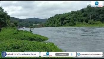 Island formed in pamba river amuses people