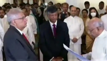 Sri Lanka Prime Minister: ശ്രീലങ്കയുടെ പുതിയ പ്രധാനമന്ത്രി, ദിനേഷ് ഗുണവർധനെ അധികാരമേറ്റു