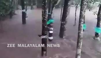 severe rain in mountain areas in Trivandrum