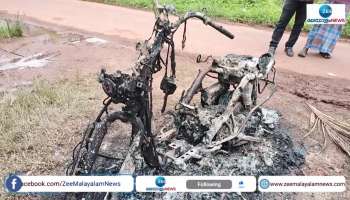 Two people were arrested for burning bike in Payyannur
