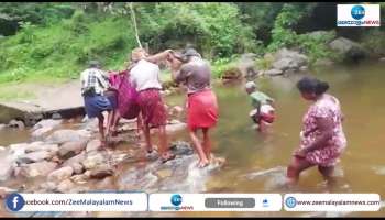 No bridge for tribals to travel in Parambikulam