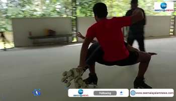 Indian Team On Training For ROLLER-SKATING