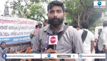 Dayabhai Starts Satyagraha in Front of Secretariat For Endosulfan Victims 