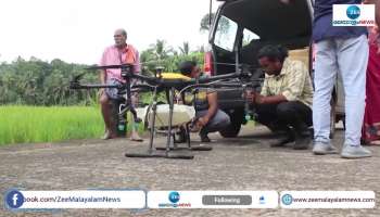 Demonstration and working experience of agricultural drones for farmers 