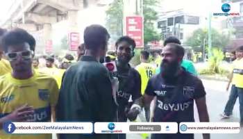 Kerala Blasters FC Fans Wears Sahal Abdul Samad Jersey