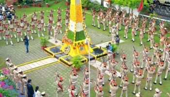 Kerala Police: കൃത്യനിര്‍വ്വഹണത്തിനിടെ വീരചരമം അടഞ്ഞ പോലീസ് ഉദ്യോഗസ്ഥര്‍ക്ക് രാജ്യത്തിന്റെ ശ്രദ്ധാഞ്ജലി 