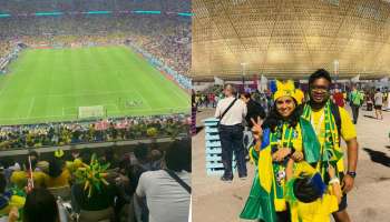 FIFA World Cup 2022 : ലുസൈൽ സ്റ്റേഡിയത്തിൽ മഞ്ഞക്കടൽ ആരവം; കാണാം ചിത്രങ്ങൾ